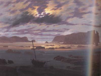 Caspar David Friedrich The Baltic sea in the Moonlight (mk10)